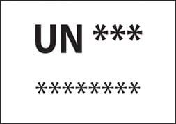 Etiquette IATA UN